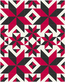 Half Square Sunburst Fabric Kit