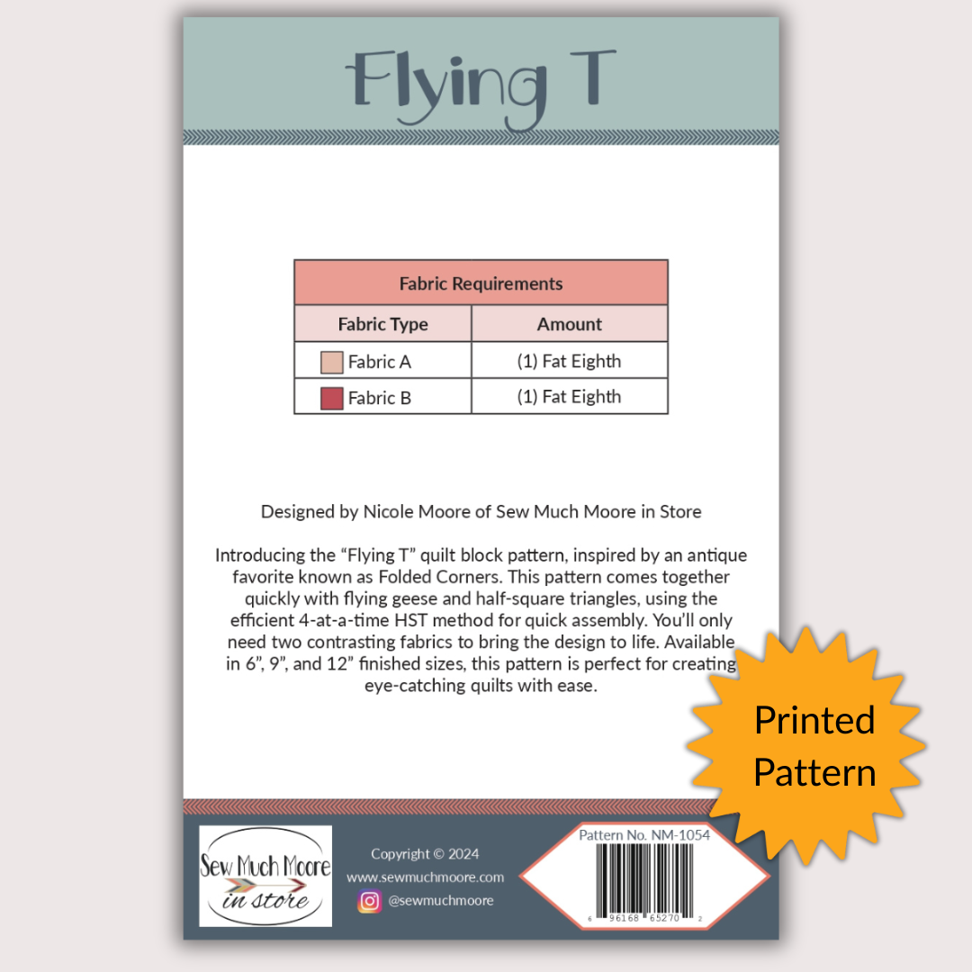 Flying T – Sew Much Moore