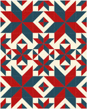 Half Square Sunburst Fabric Kit