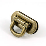 Antique Brass - Oval Flip Lock