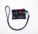 Calling all Nurses ID Wallet Lanyard Badge Holder Cash and Coin Purse