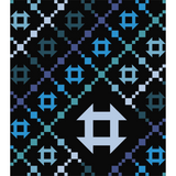 Churn Chain Quilt Fabric Kit - Blue