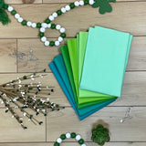 Churn Chain Quilt Fabric Kit - Green