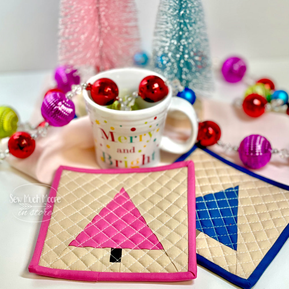 Christmas Coaster FPP Pattern PDF Download