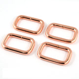 Copper Rectangle Rings Bag Hardware