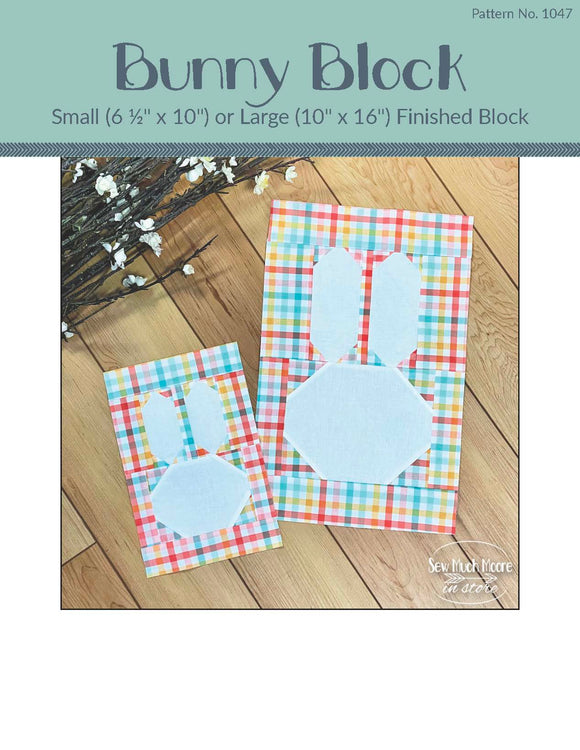 Bunny Quilt Block Pattern - PDF Pattern