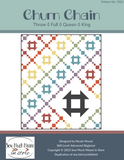 Churn Chain Quilt Pattern - Printed Pattern