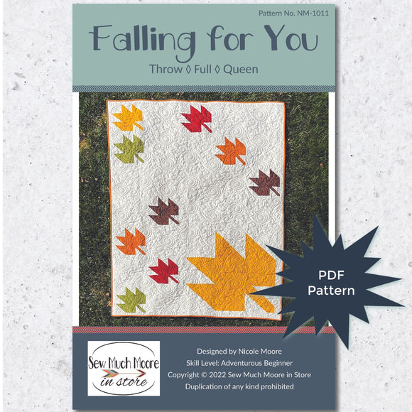 Falling For You Quilt Pattern - PDF Download