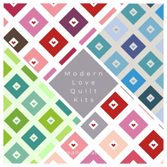 Modern Love Quilt Kit