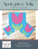 Springtime Tulip Quilt Block - PDF Pattern