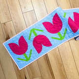 Spring Tulip Parade Table Runner - PDF