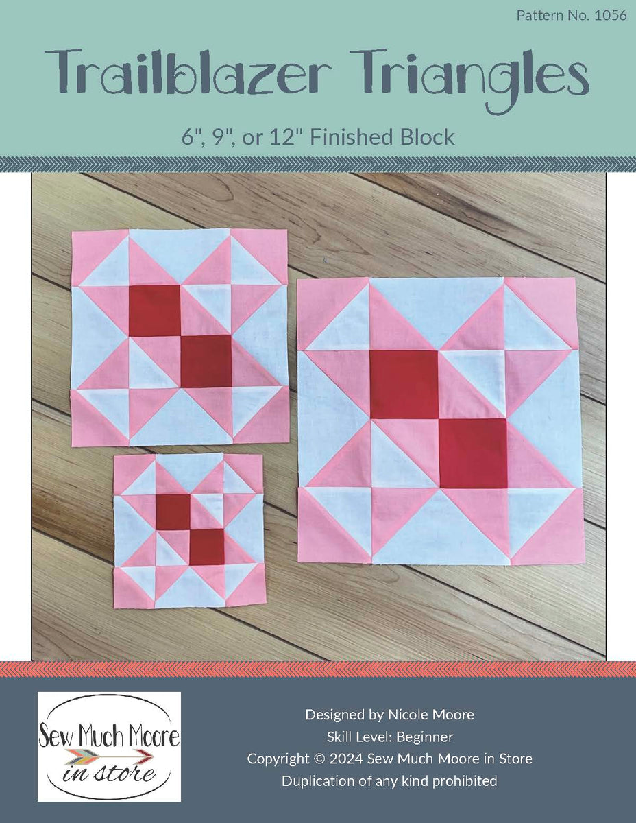 Trailblazer Triangles Quilt Block - PDF Pattern – Sew Much Moore