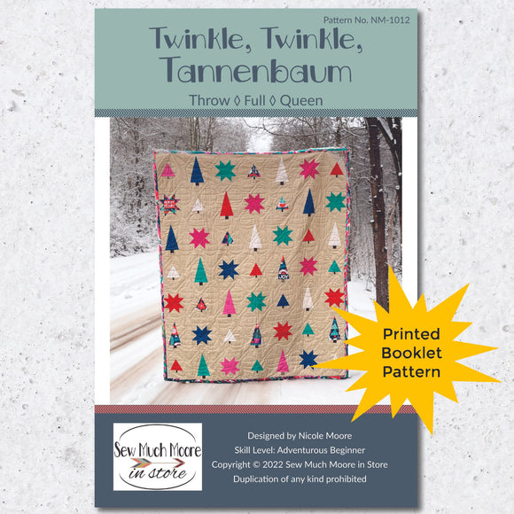 Twinkle Twinkle Tannenbaum - Printed Quilt Pattern