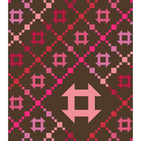 Churn Chain Quilt Fabric Kit - Pink