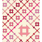 Churn Chain Quilt Fabric Kit - Pink
