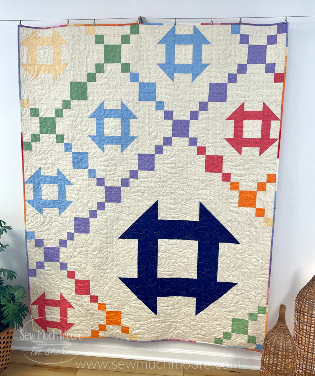 Churn Chain Quilt Pattern - PDF Pattern – Sew Much Moore