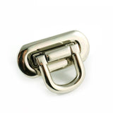 Nickel - Oval Flip Lock
