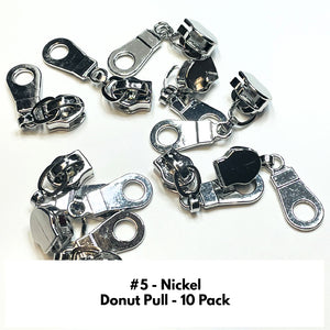 Zipper Sliders with Pulls - Size #5