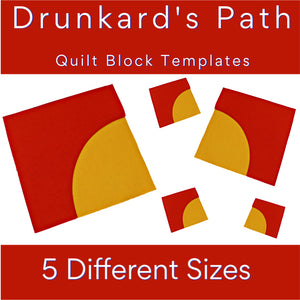 Drunkard's Path Quilt Block Pattern