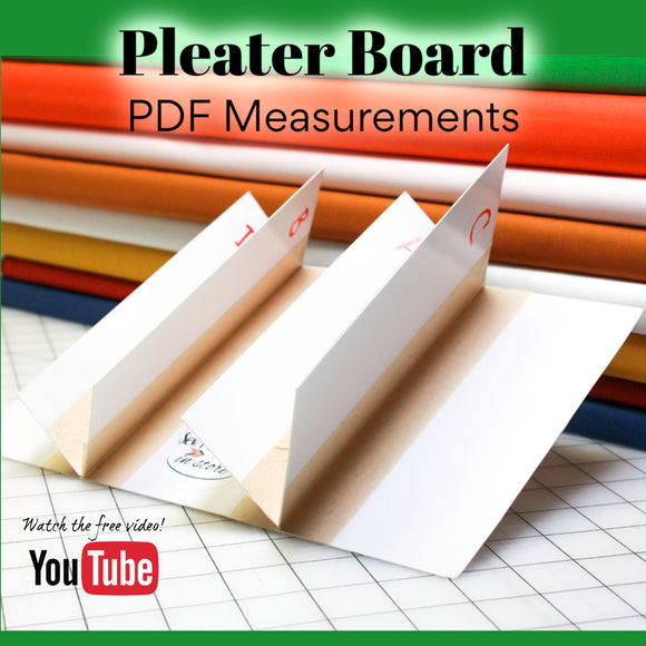 Pleater Board Measurements PDF