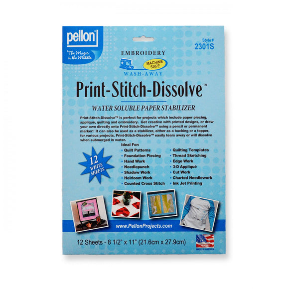 Print-Stitch-Dissolve