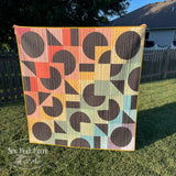 Turntables Quilt Pattern - Paper PRINTED Pattern