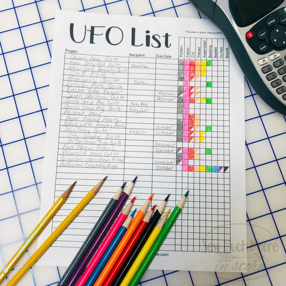 UFO List PDF Printable